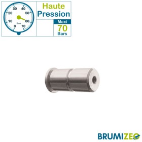 BRUMIZEO accessoire embout porte buse fin de ligne droit raccord instantané autobloquant haute pression diamètre 8