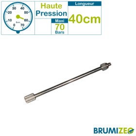 BRUMIZEO accessoire rallonge haute pression de 40cm filetage 10/24M