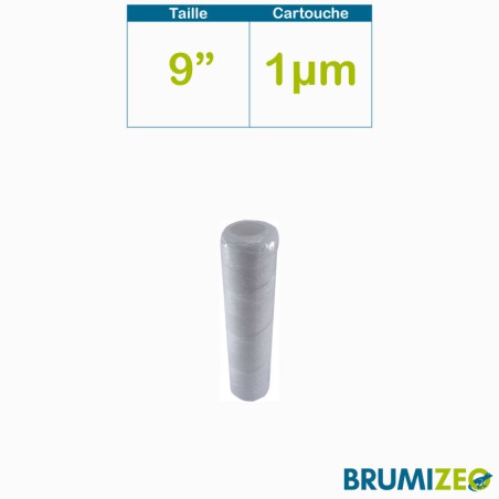 CARTOUCHE 9'' x 5µm