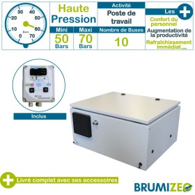 BRUMIZEO haute pression gamme professionnelle BRUMIBOX 10 buses