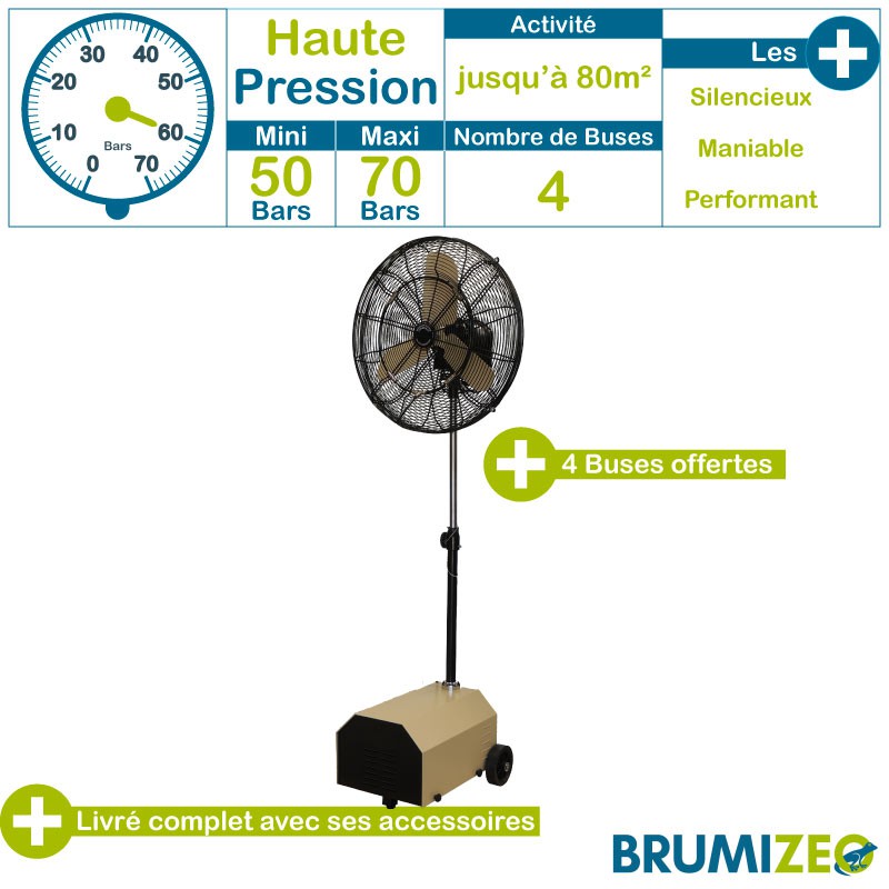 BRUMIZEO ventilateur brumisateur professionnel
