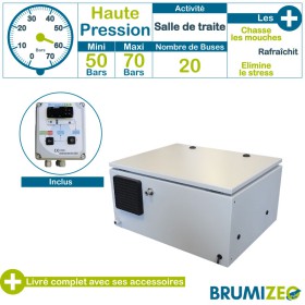 BRUMIZEO haute pression gamme professionnelle BRUMIBOX 20 buses