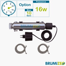 BRUMIZEO cuve et lampe 16 watt pour traitement UV à monter dans armoire BRUMIBOX