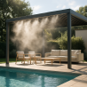 BRUMIZEO rafraichissement de terrasse et jardin par brumisation sur pergola
