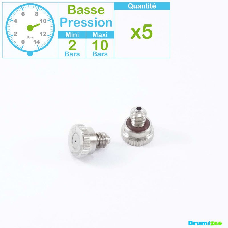 BRUMIZEO lot de 5 buses de brumisation basse pression